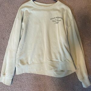 Sage green H&M woman’s crewneck